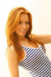 Nautical redhead Alexandra looking stunning   Nautical redhead Alexandra looking stunning