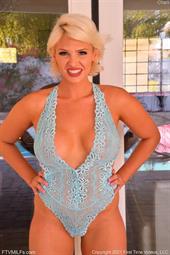 Sheer Blue And Lacy Sheer Blue And Lacy