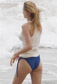 Toni Garrn in a bikini - ass