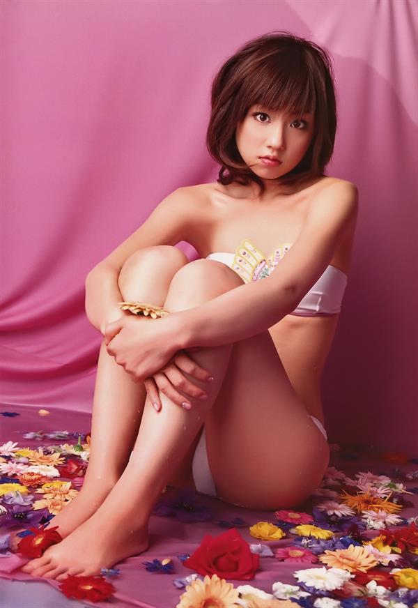 Yuko Ogura in lingerie