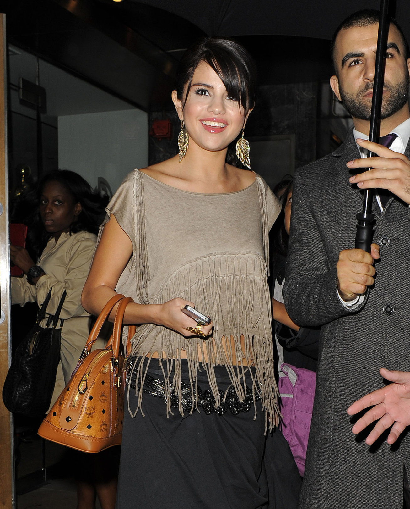 Selena Gomez enjoys a night out at Nobu restaurant in London on July 5, 2011