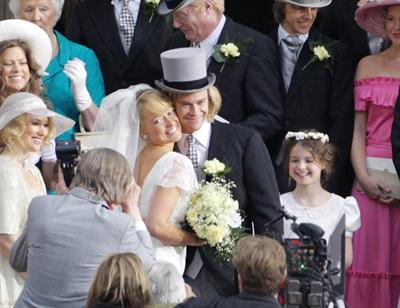 Olivia Wilde on the set for the movie Rush on April 2, 2012