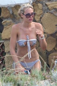 Ilary Blasi in a bikini