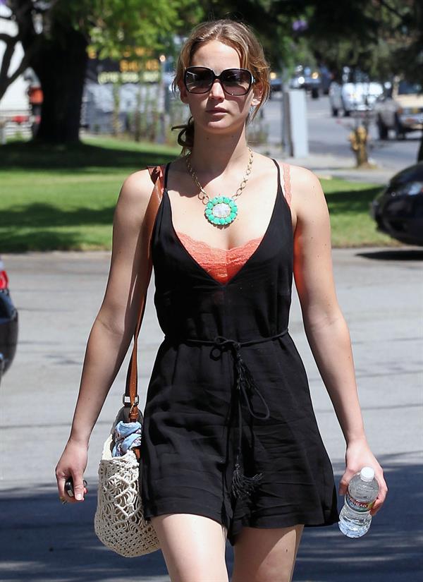 Jennifer Lawrence Goes to the Costume rentals Corporation 10.08.12 