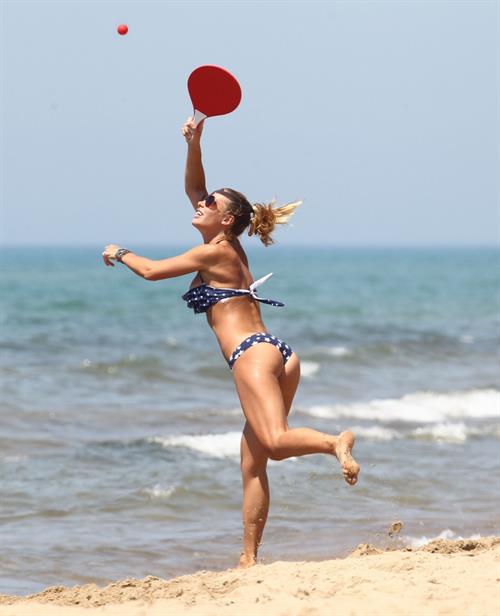 Ilary Blasi in a bikini - ass