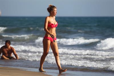 Ilary Blasi in a bikini