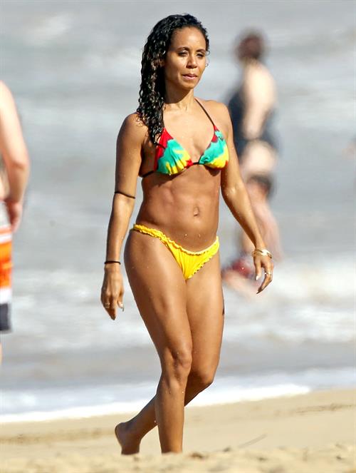 Jada Pinkett Smith in a bikini