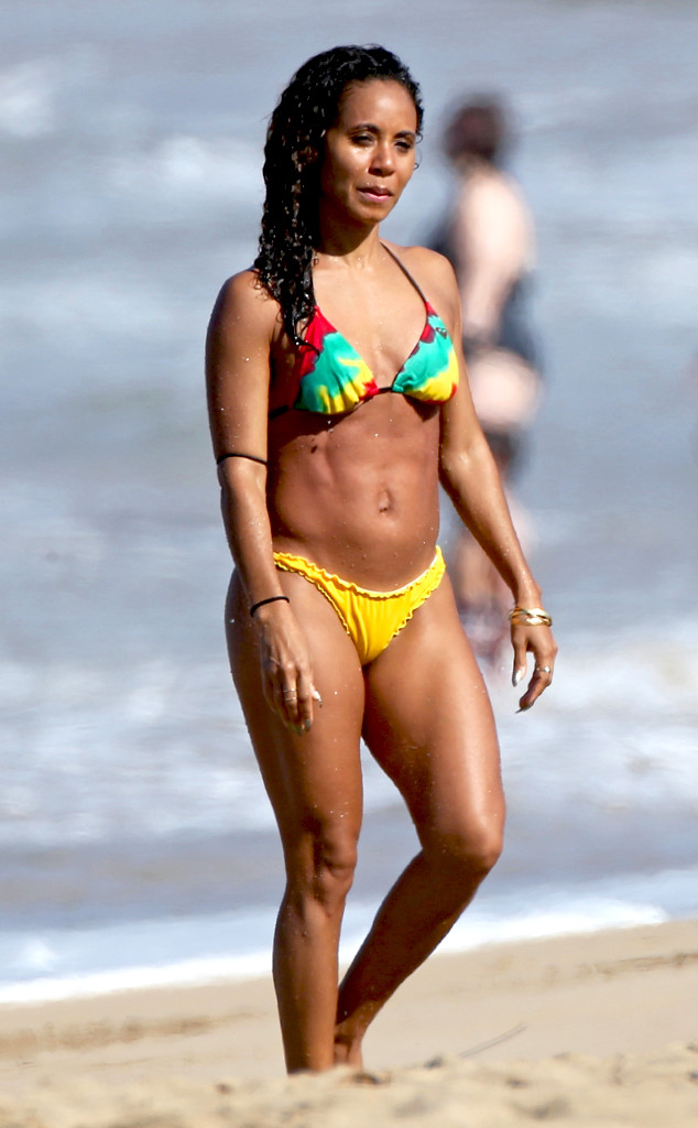 Jada Pinkett Smith in a bikini