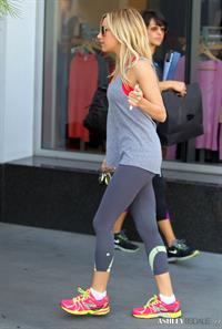 Ashley Tisdale at the gym in West Hollywood 12/7/12 