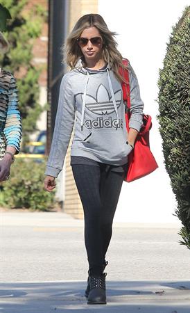 Ashley Tisdale voting in LA 11/6/12