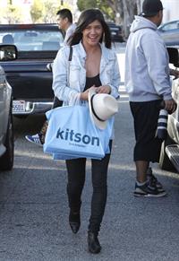 Jessica Szohr Shopping at Kitson, West Hollywood - December 20, 2012