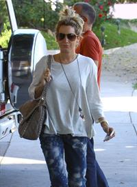 Ashley Tisdale Nine Zero One hair salon in West Hollywood 10/27/12