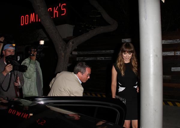 Olivia Wilde outside Dominik's Italian Restaurant in West Hollywood on June 6, 2011