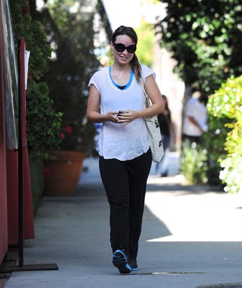 Olivia Wilde leaving a gym in Los Angeles on June 12, 2011 