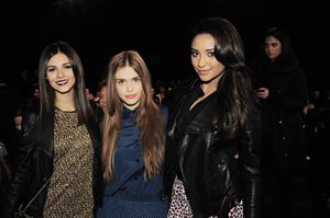 Victoria Justice DKNY Women during Fall 2013 Mercedes-Benz Fashion Week in NY 2/10/13 