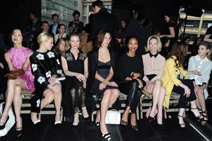 Zoe Saldana Miu Miu Fall / Winter 2013 Fashion Show in Paris - Mar 6, 2013 