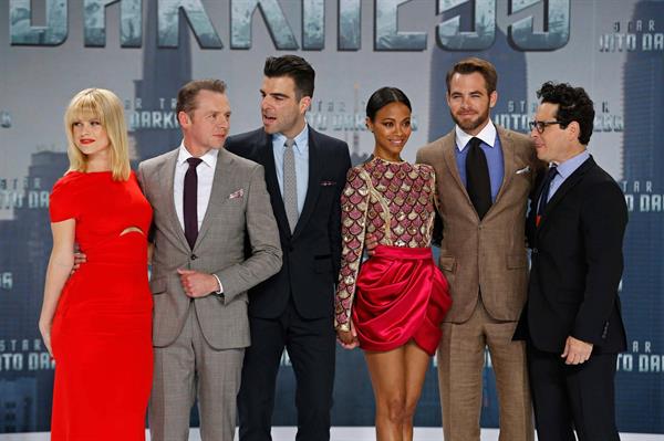 Zoe Saldana Star Trek Into Darkness' Premiere on April 29, 2013 