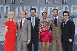 Zoe Saldana Star Trek Into Darkness' Premiere on April 29, 2013 