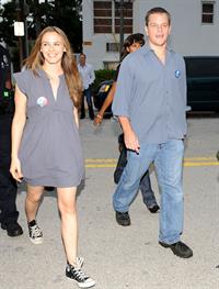 Alicia Silverstone Votefest 2008 at North Shore Bandshell in Miami Beach