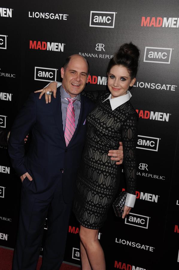 Alison Brie premiere of AMC's Mad Men Season 5 on March 14, 2012