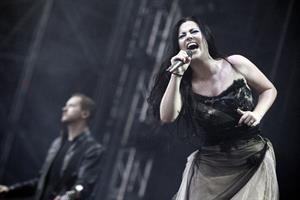 Amy Lee - Evanescence perform at the 2012 Heineken Jammin festival on July 6, 2012
