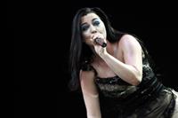 Amy Lee - Evanescence perform at the 2012 Heineken Jammin festival on July 6, 2012