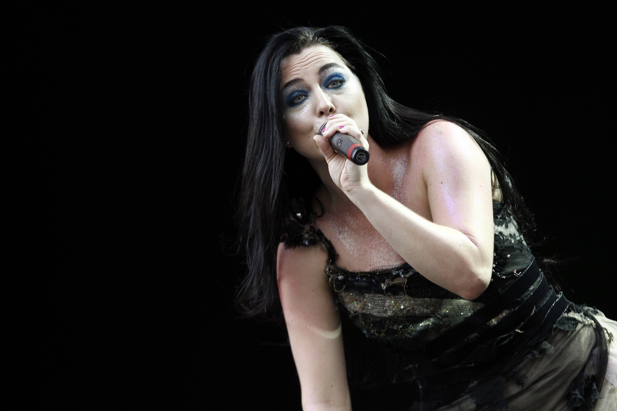 Amy Lee - Evanescence perform at the 2012 Heineken Jammin festival on July 6, 2012