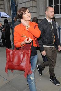Frankie Sandford London Fashion Week, Feb 15, 2013 