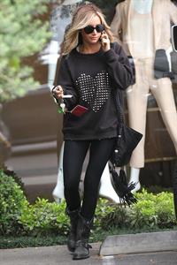 Ashley Tisdale goes shopping in West Hollywood on April 25, 2012