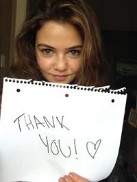 Danielle Campbell taking a selfie