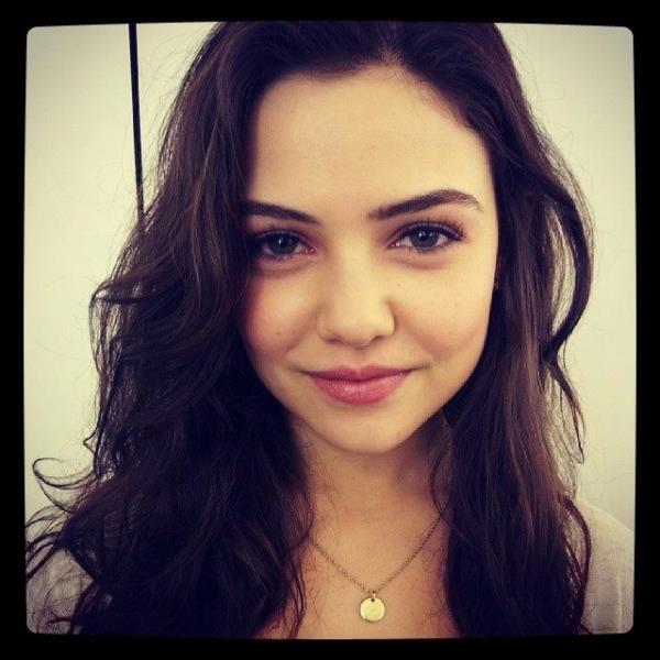 Danielle Campbell taking a selfie