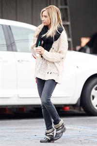 Ashley Tisdale Starbucks in LA 11/29/12 