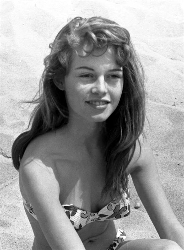 Brigitte Bardot in a bikini