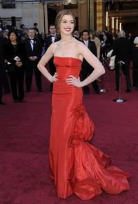 Anne Hathaway 83rd annual Academy Awards in Hollywood on February 27, 2011