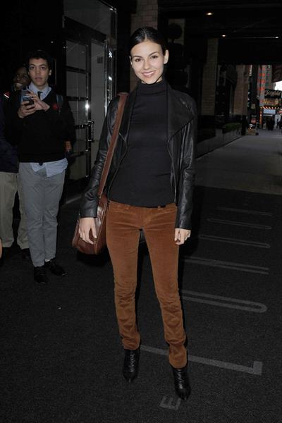Victoria Justice out and about in New York 2/12/13 