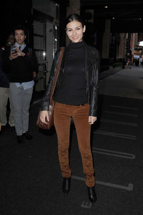 Victoria Justice out and about in New York 2/12/13 