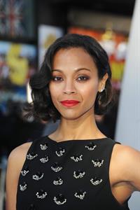 Zoe Saldana attends the 'Star Trek Into Darkness' UK Premiere at the Empire Leicester Square in London