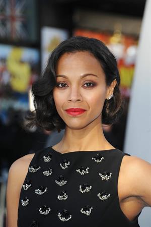Zoe Saldana attends the 'Star Trek Into Darkness' UK Premiere at the Empire Leicester Square in London