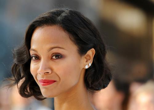 Zoe Saldana attends the 'Star Trek Into Darkness' UK Premiere at the Empire Leicester Square in London