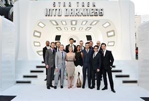 Zoe Saldana attends the 'Star Trek Into Darkness' UK Premiere at the Empire Leicester Square in London