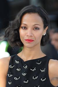 Zoe Saldana attends the 'Star Trek Into Darkness' UK Premiere at the Empire Leicester Square in London