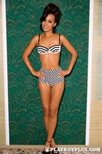 Playboy Cybergirl - Kaylia Cassandra Nude Photos & Videos at Playboy Plus! (Green wall background)