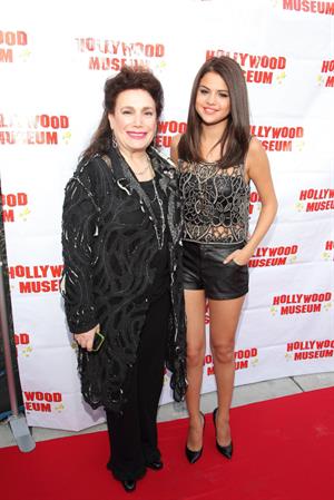 Selena Gomez at the Marilyn Monroe exhibit at the Hollywood Museum on May 30, 2012