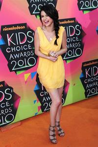 Selena Gomez Nickelodeons 23rd annual Kids Choice Awards on March 27, 2010 in Los Angeles California