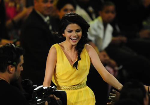 Selena Gomez Nickelodeons 23rd annual Kids Choice Awards on March 27, 2010 in Los Angeles California