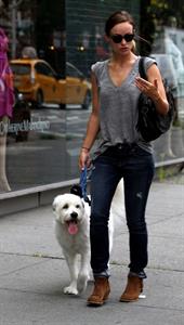 Olivia Wilde walking her dog in New York City - July 22, 2013 