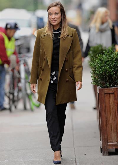 Olivia Wilde in New York 10/11/13  