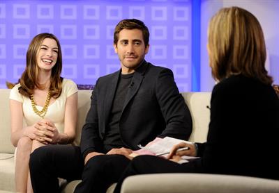 Anne Hathaway appears on NBC News Today Show on November 18, 2010