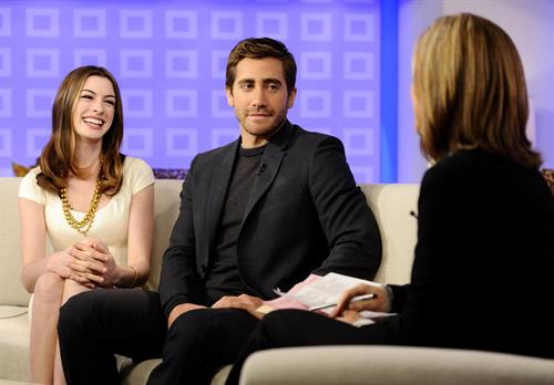 Anne Hathaway appears on NBC News Today Show on November 18, 2010