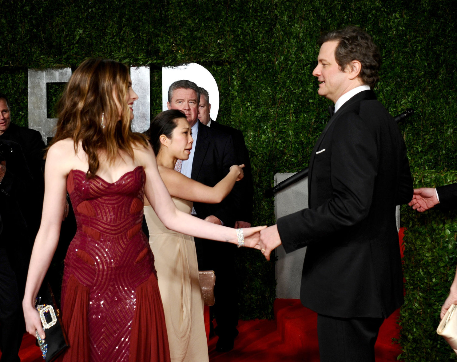 Anne Hathaway Vanity Fair Oscar Party on February 27, 2011